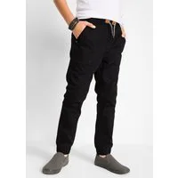 bonprix Thermohose mit Baumwollfutter, elastischer Bund mit Kordelzug, Regular Fit