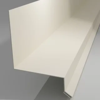 Aluminium Tropfkantenprofil über Tür/Fenster | für 35 Trapezprofil | Länge 2000 mm