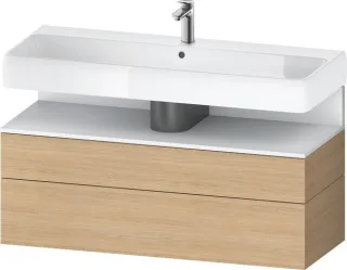 Duravit Qatego Waschtischunterbau wandhängend Natur Eiche Matt 1190x470x590 mm - QA4396018300000 QA4396018300000