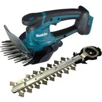 Makita Akku-Gras- und Strauchscherenset DUM604ZX, (Sologerät, ohne Akku & Ladegerät), LXT, rostfreies Scherblatt