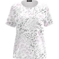 FRANK WALDER T-Shirt mit Animal-Print