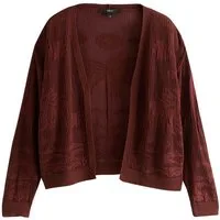 Next Strickjacke Strickjacke mit Palmen-Muster (1-tlg)