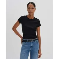 someday Kurzarmshirt Rippshirt KLEOH Slim aus BCI Cotton Mix