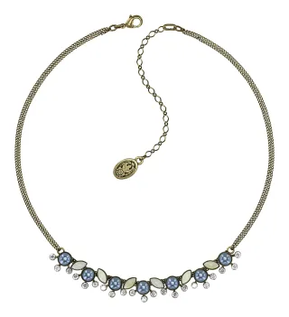 konplott - Halskette - Little Colour Dance beige/blau