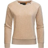 Ragwear Sweater Johanka Velvet Stylischer Damen Pullover in Cord-Optik