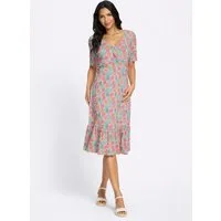 Sieh an! Jerseykleid Jersey-Kleid Kurzarm