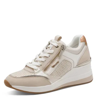 Tamaris - Da.-Schnürer beige comb - Gr. - 39