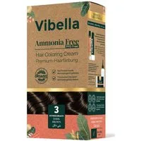 Vibella Haarfarbe Haarfärbecreme Nr. 3 Dunkelbraun – Premium-Haarfarbe