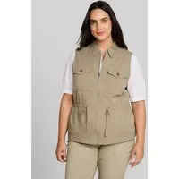TOM TAILOR PLUS Kurzblazer Blazer Plus Size - Regular Fit Weste mit Brusttaschen