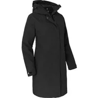 Bergson Regenjacke VERLA Damen Regenmantel, Normalgrößen, schwarz