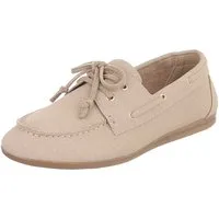 Ital-Design Damen Bootsschuh Schnürschuh Mokassin-Style Freizeit Schnürschuh (91849205) Flach Schnürer in Hellbraun