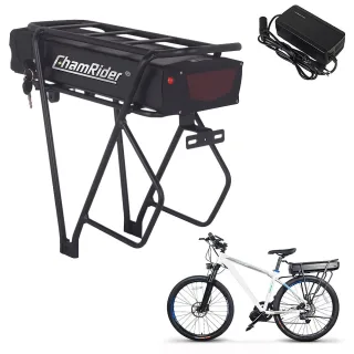 [EU Direct] ChamRider Model B 48V 28.8Ah 1382.4Wh Electric Bicycle Rear Back Battery - Powered by Premium LG 4800mAh 217