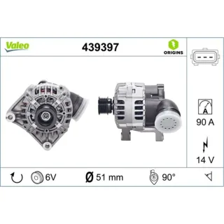 Valeo Lichtmaschine 90A BMW 3er 5er X5 Z3