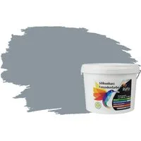 RyFo Colors Fassadenfarbe Silikonharz Fassadenfarbe Grautöne, 1 L ca. 6 m², Wasserabweisend, diffusionsfähig, schützt vor Schmutz, UV-beständig