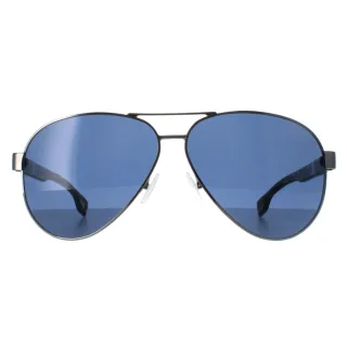 Hugo Boss BOSS 1560/O/S 6LB rutheniumblaue Sonnenbrille