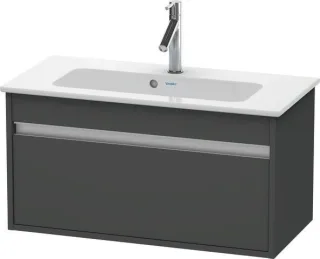Duravit Ketho Waschtischunterbau wandhängend Graphit Matt 800x385x410 mm - KT642304949 KT642304949