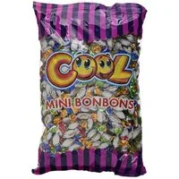 COOL Süßigkeit, Cool Mini Bonbons 4 fach sortiert Wurfmaterial Fasching 1000g