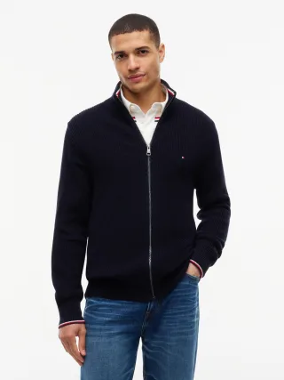 RWB RIB ZIP THROUGH Navy Blue - Gr. - XL