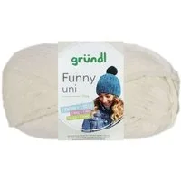 Gründl 100 Gramm Gründl Funny Uni Mikrofasergarn Farbauswahl Bastelgarn