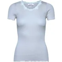 rosemunde Spitzenshirt Beatha lace t-shirt mit Seide mit Seide wunderschönes Halbarmshirt mit edler Spitze am Rundhalsausschnitt