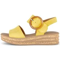 Gabor Keilsandalette, Riemchensandale, Sommerschuh mit modischer Zierschnalle