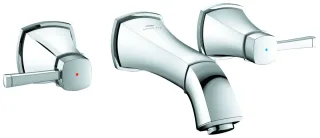 Grohe 3-Loch Waschtischarmatur Grandera 20622 20622000