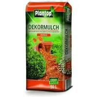 Plantop Rindenmulch Plantop Dekor Mulch orange 50l