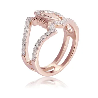 Orphelia Damen-Ring Sterling-Silber 925, Rosé, ZR-7422