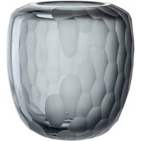 LEONARDO Tischvase Dekovase BELLAGIO (1 St), aus Glas, anthrazitfarben, handgefertigt