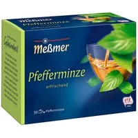 Meßmer Tee, Meßmer Pfefferminz Tee lecker und frisch kühl Beuteltee 112g