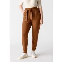 Les Lunes Haremshose JADE Pants Jersey abnehmbarer Gürtel, seitliche Eingrifftaschen, flexibler Taillenbund