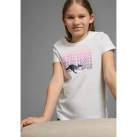 KangaROOS T-Shirt Kurzarm, taillierter Schnitt, mit Glitzerdruck