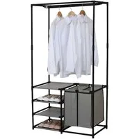 HTI-Living Kleiderschrank Kleiderständer für begehbaren Kleiderschrank (Stück, 1-St., 1 Garderobe) Garderobe Regal