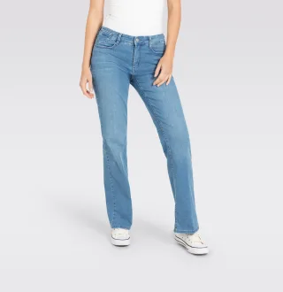 MAC - MAC JEANS - LAURA, Authentic Stretch Denim blau - Gr. - 36/32