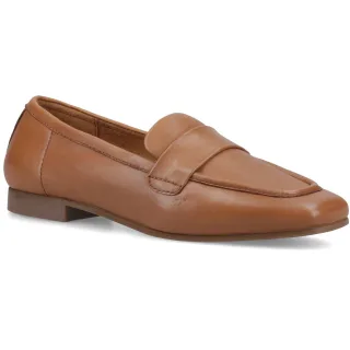 Hush Puppies Sutton Leder Damen Tan Slipper