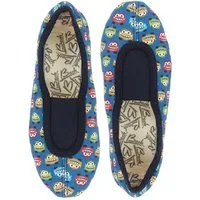 Beck Schläppchen Buzzer mit Ristgummi Gymnastikschuh (Barfußschuhe, für schmale Füße und kleine Kinder besonders geeignet, ab Gr. 18/19 verfügbar) atmungsaktive Baumwolle, rutschfeste Gummi-Sohle
