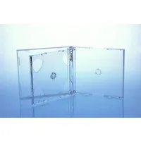 Sauerwald CD-Hülle CD/DVD Jewelcase 3fach 3er / Hüllen für 3 Disc / glasklar/transparent