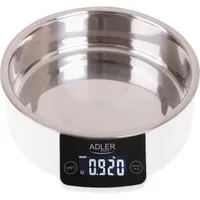 Adler Küchenwaage Adler AD 3166 Küchenwaage mit 900 ml Edelstahl-Behälter bis 5 kg