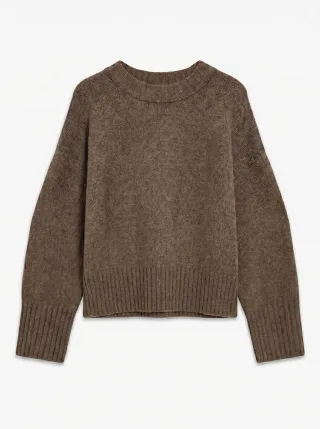 topshop - TSDAISY LS KNITTED JUMPER KNT NOOS Fossil - Gr. - XS