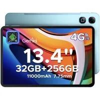 DOOGEE TABG6MAX 11000mAh Android 16 Tablet 256GB 13.4'' FHD+ 90Hz Gaming Tablet (13.4", 256 GB, Android 16, 4G, 13MP+8MP, Android 16, SIM-Karten-Support, Gemini AI)