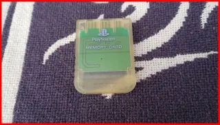Original Sony Memory Card transparent- PS1
