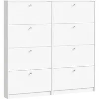 ebuy24 Schuhschrank Escape Schuhschrank mit 8 Klappen Breite 150 cm, H