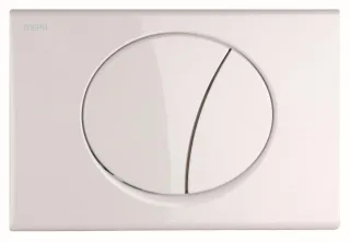 Mepa Ellipse für A21/E21 Betätigungsplatte 2-Mengen Weiß, 420751 420751