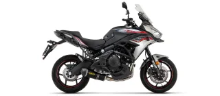 Sport Auspuff Komplettanlage Arrow Race-Tech BLACK Kawasaki Versys 650 Bj.2017-2024 EURO4/5 +Kat+ABE