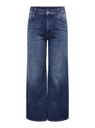 ONLY CARMAKOMA - CARJUICY HW WIDE LEG REA255 NOOS Dark Blue Denim - Gr. - 32