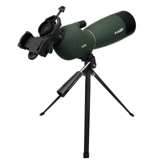 SvbonySV28 Spotting Scope 25x-75x Wide Zoom Range 70mm Large Aperture K9Porro High-Index 45° Angle Eyepiece Dynamic Focu