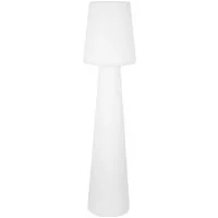 smartwares Gartenleuchte Smartwares LED Außen-Stehleuchte IDE-60080 weiß, Inkl. Leuchtmittel, Nicht dimmbar ohne Bewegungsmelder