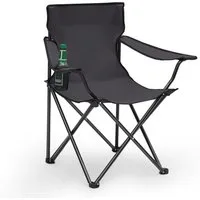 SUNULA Campingstuhl Faltbar Anglerstuhl Ultraleicht Faltstuhl Camping Klappstuhl (1 St), mit Getränkehalter, mit Tragetasche, bis max. 100 kg