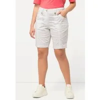 Ulla Popken Funktionshose Cargo-Bermuda Komfortbund 4-Pocket-Schnitt