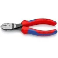 Kraft-Seitenschneider 74 02 160, Schneid-Zange angeschmiedete Gelenkachse
